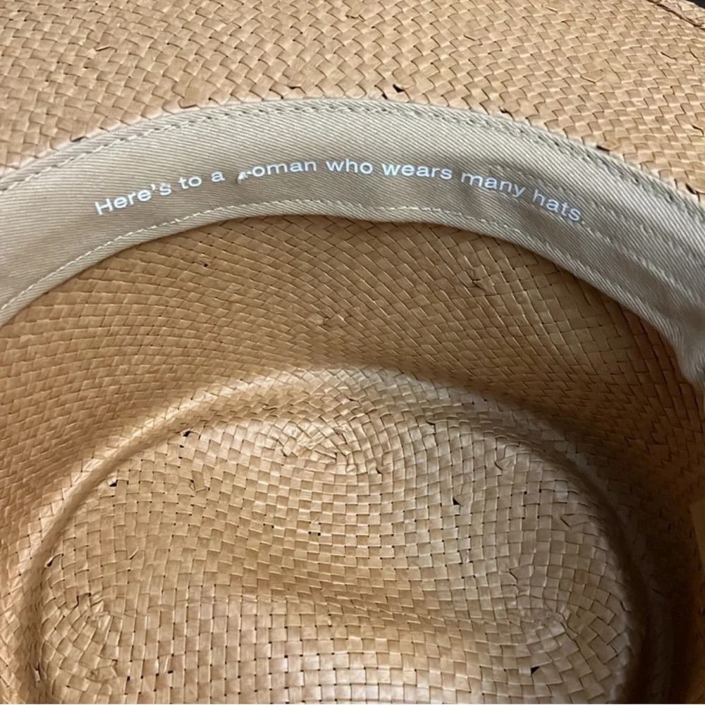 GIGI PIP BRE STRAW PORK RIVER SAGUARO GUATEMALAN PIE HAT - Picture 7 of 8